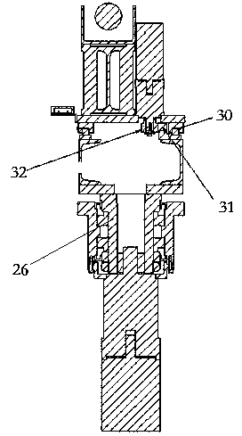 Movable sucking disk hoisting device