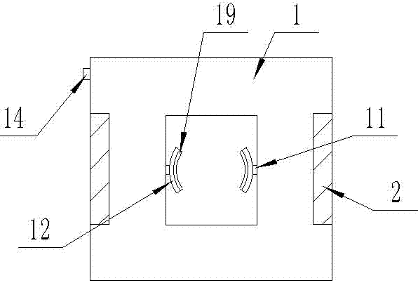 Automatic cup cleaning device