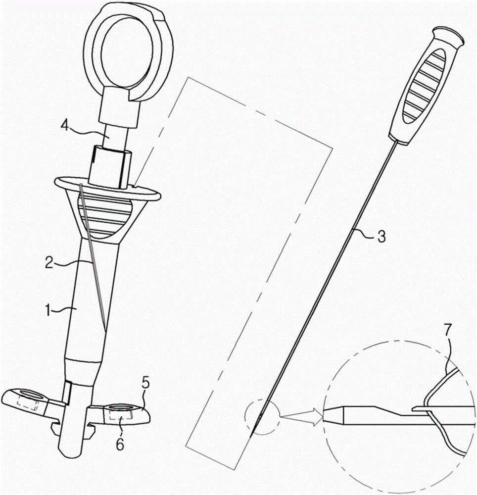 Laparoscopic port site closing apparatus