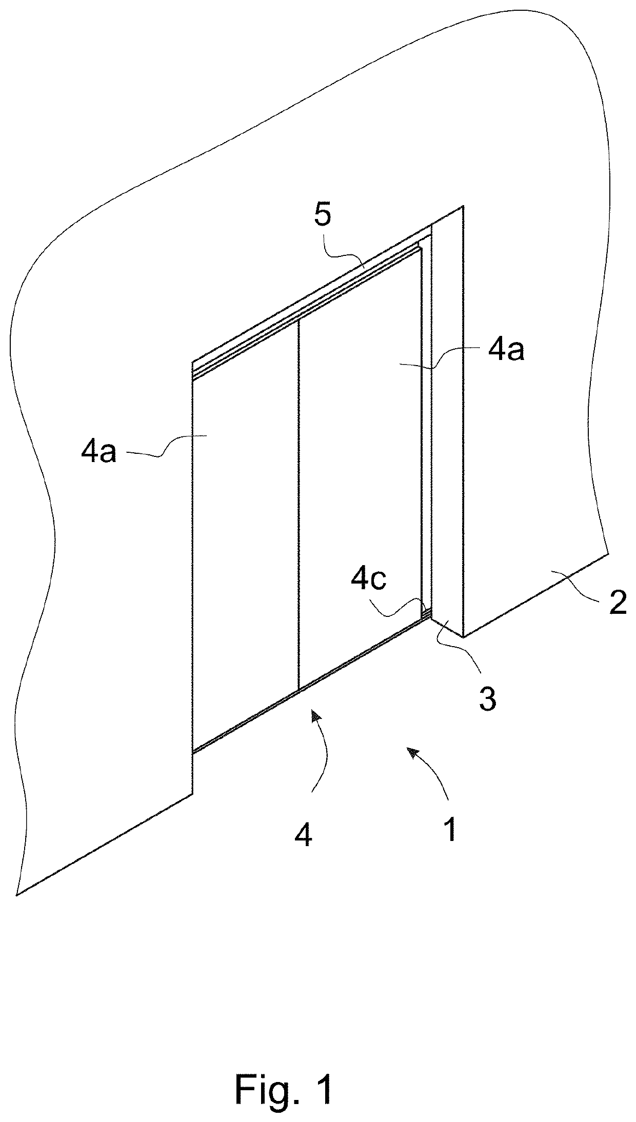 Elevator landing door assembly and its installation method