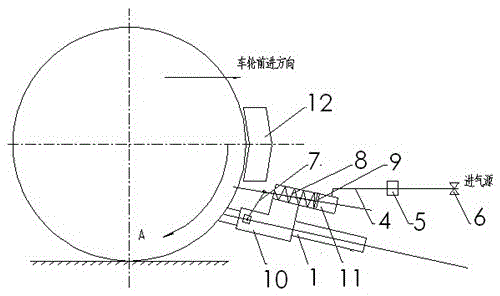 Adhesion-increasing block for increasing wheel-rail adhesion of rail vehicle and method for making and using it