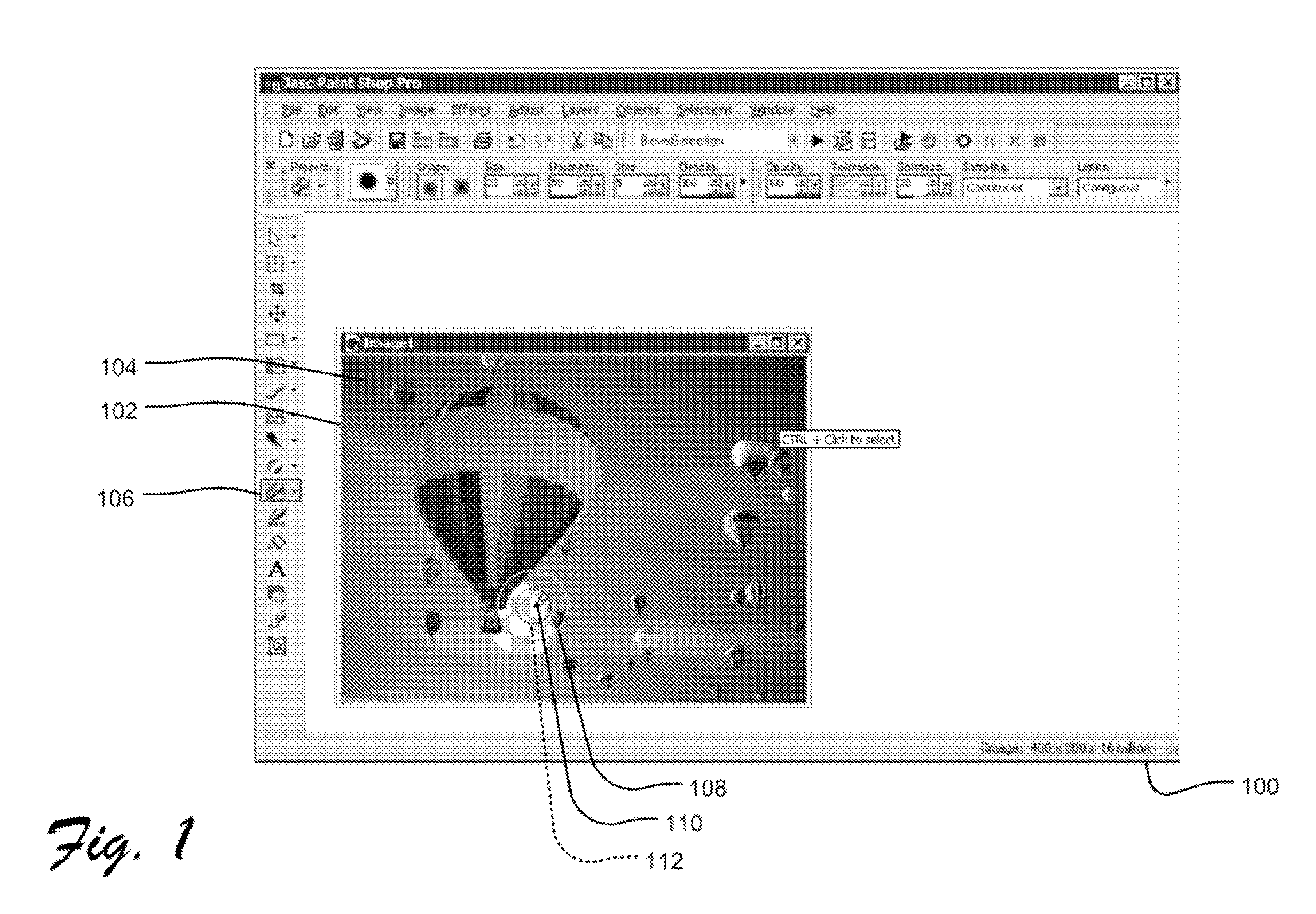 Adaptive Sampling Region for a Region Editing Tool