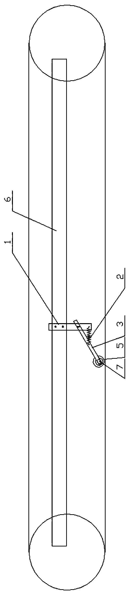 Voltage type adhesive tape running speed and slip detection device and detection method