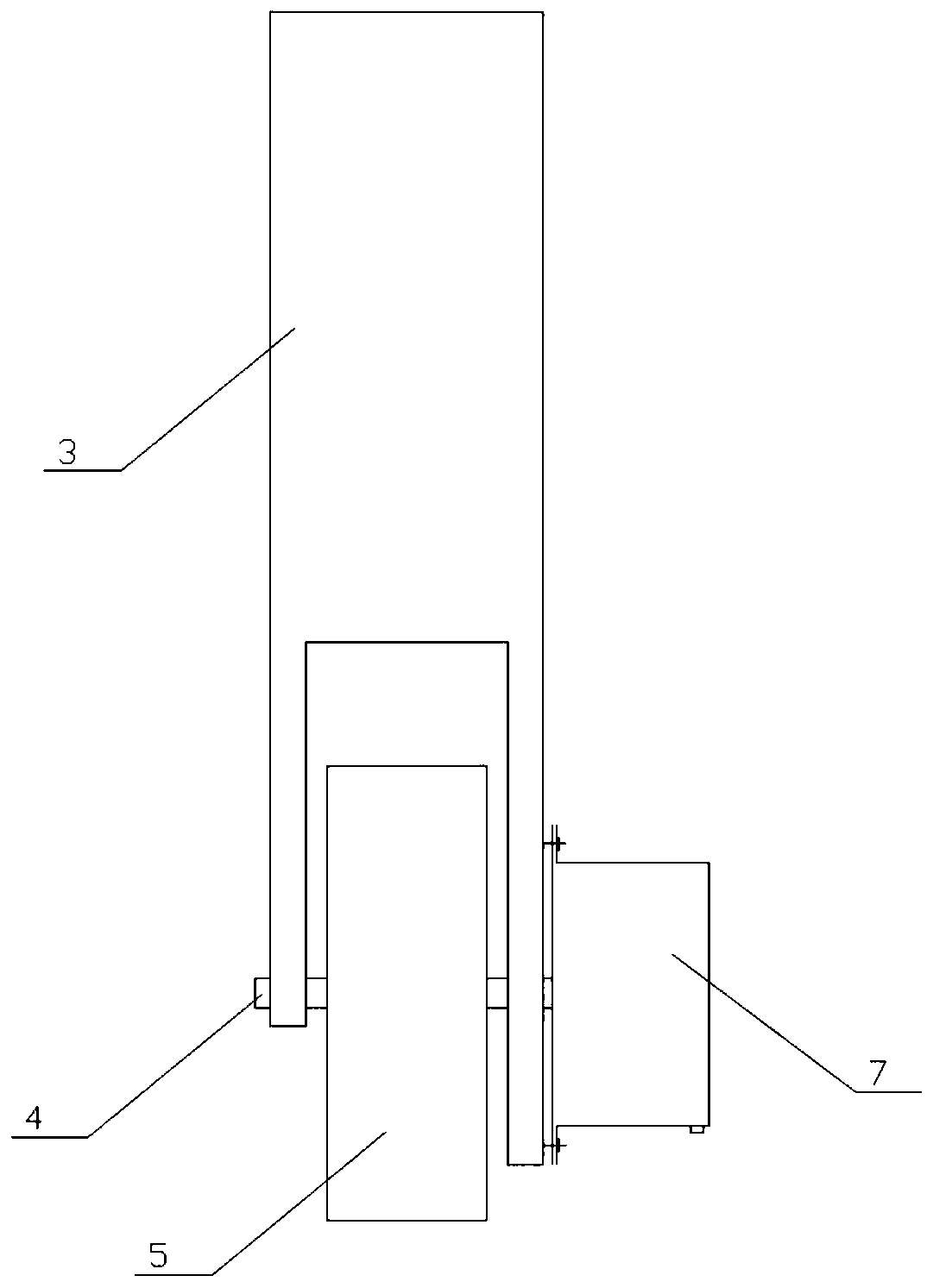 Voltage type adhesive tape running speed and slip detection device and detection method