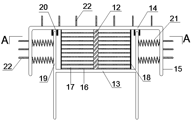 A self-resetting multi-dimensional shock-absorbing pipe pile group foundation and construction method