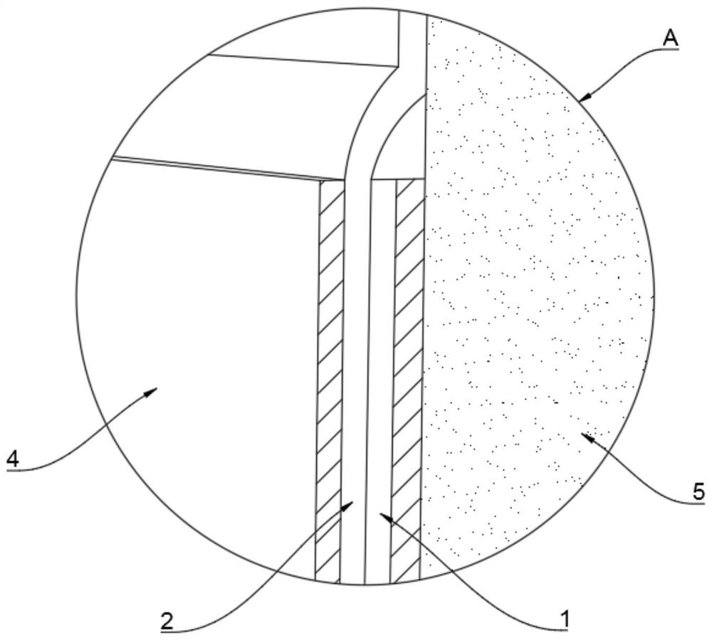 Coiled material waterproof and coating waterproof lap joint structure