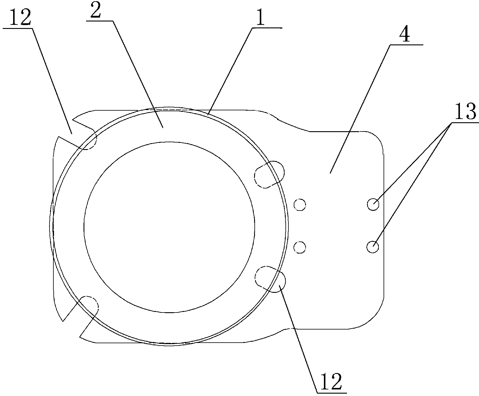 Storage bin device of rotatable slurry spraying machine