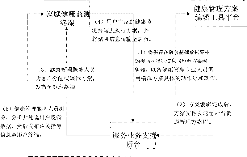 Individualized remote health interacting and monitoring service system and method