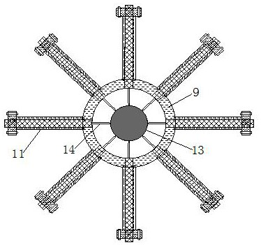 High-temperature triaxial rheological and dynamic and static combined loading test device for coal and rock mass