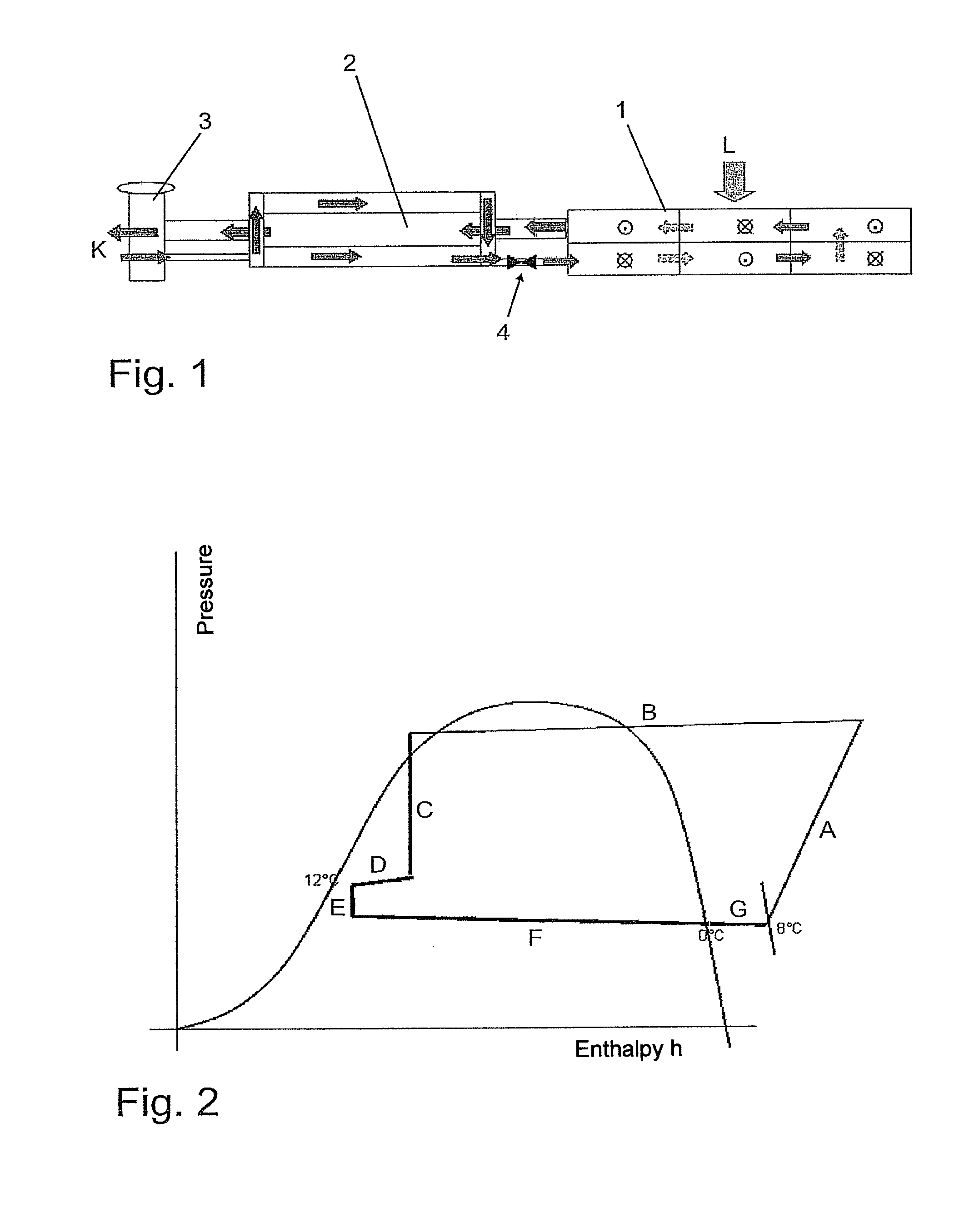 Evaporator for a refrigeration circuit