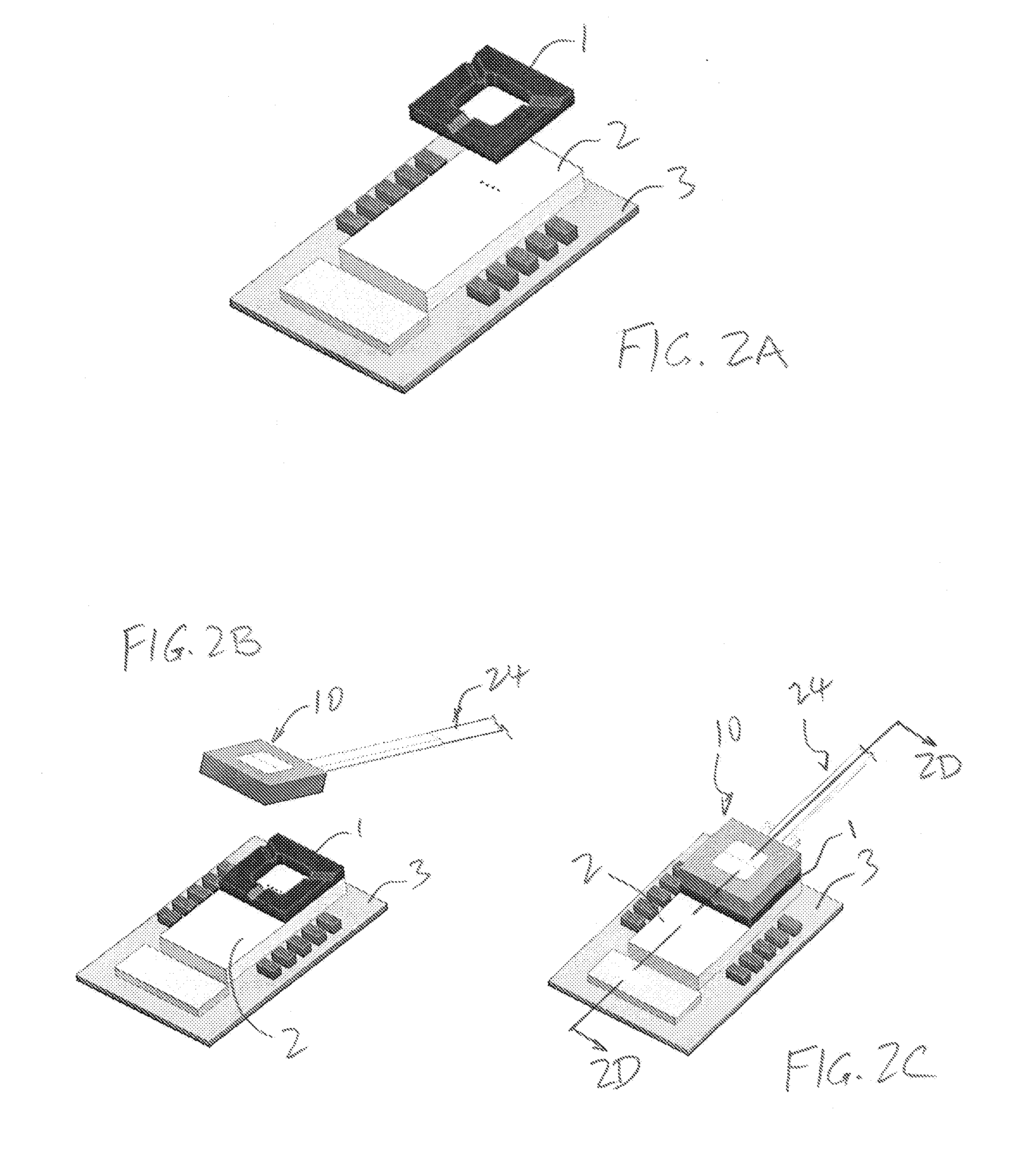 Demountable optical connector for optoelectronic devices