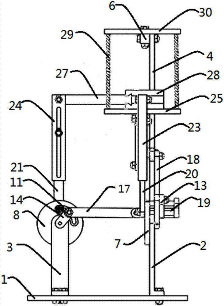 A three-dimensional breathing motion simulation device for human thoracic and abdominal cavity