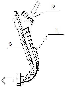 Air intake manifold with auxiliary resonant cavity