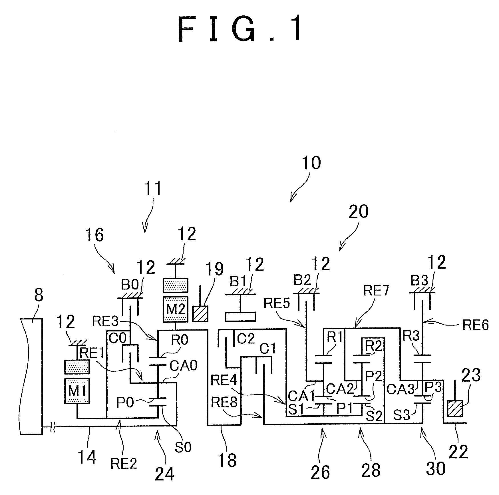 Control device and control method for vehicle power transmission device