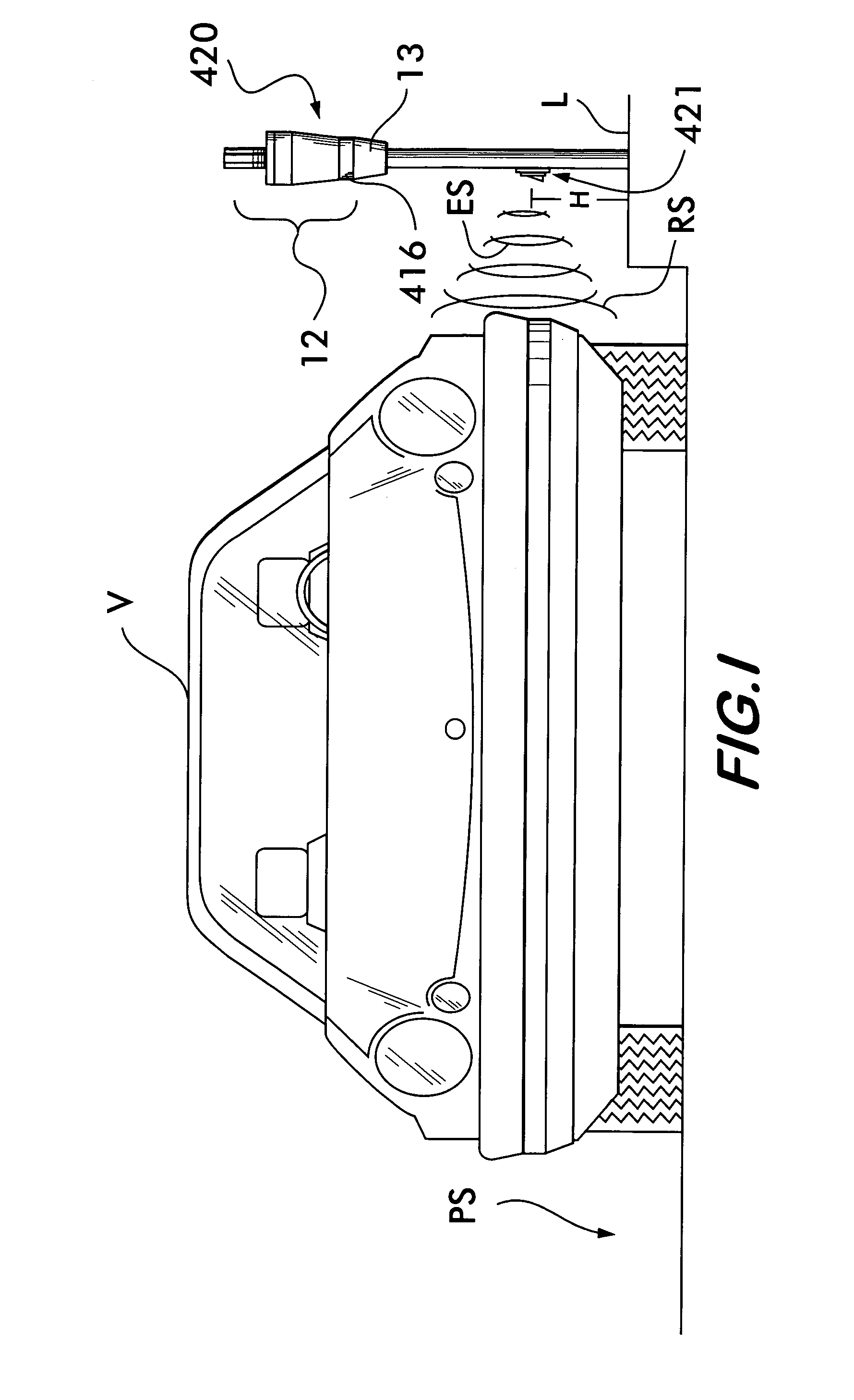 Electronic parking meter with vehicle detecting sensor