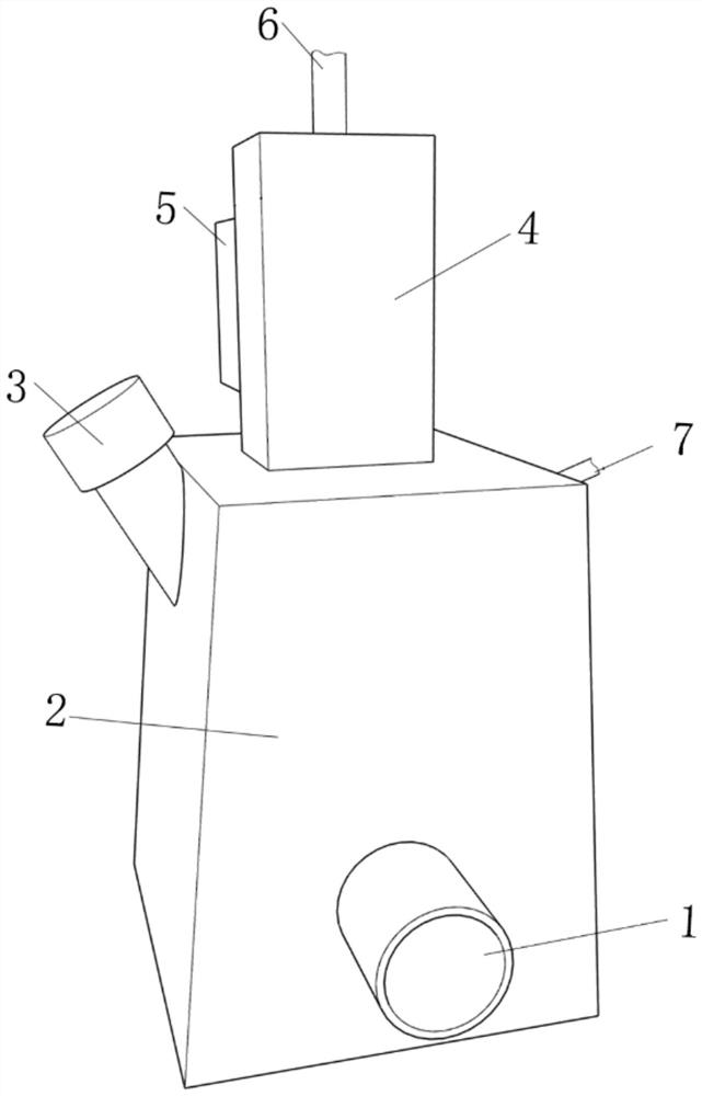 Device for recycling and purifying automobile exhaust heat