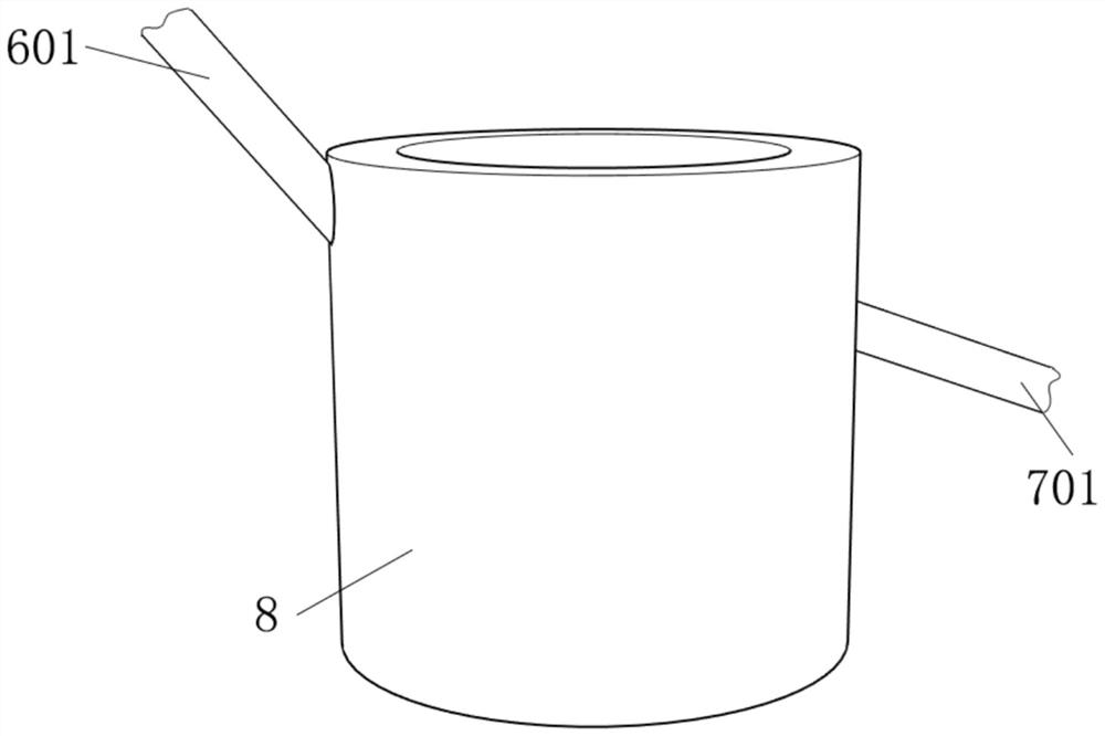 Device for recycling and purifying automobile exhaust heat