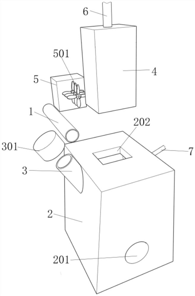 Device for recycling and purifying automobile exhaust heat