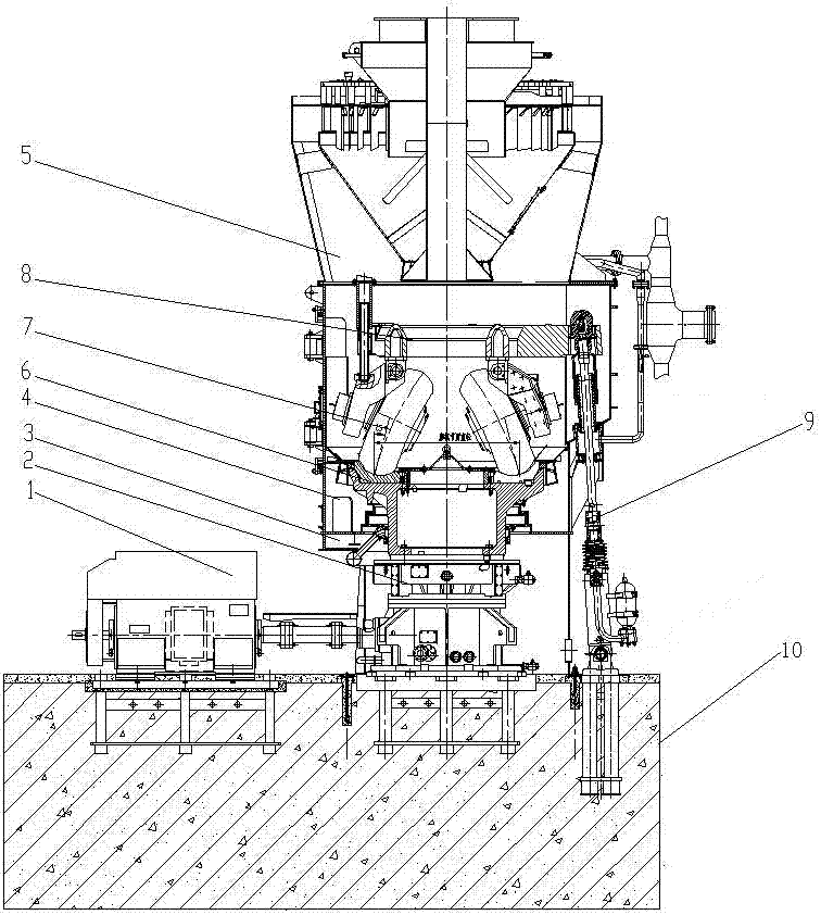 Medium-speed coal mill