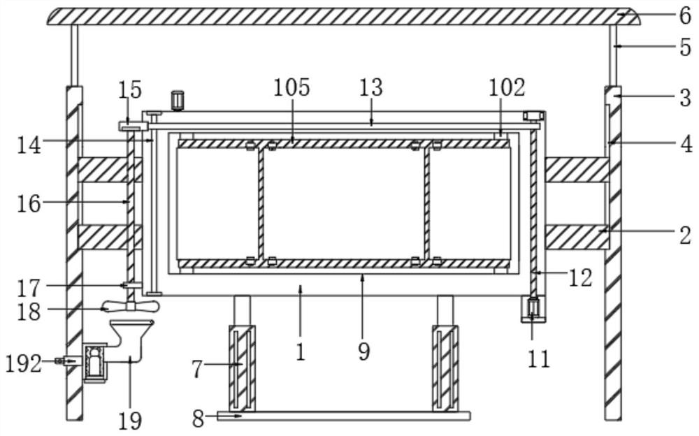 Outdoor billboard capable of automatically adjusting advertising poster and using method