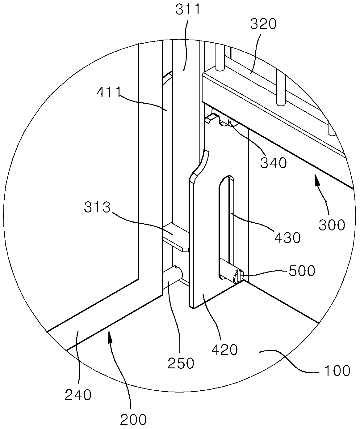 Detachable steel container