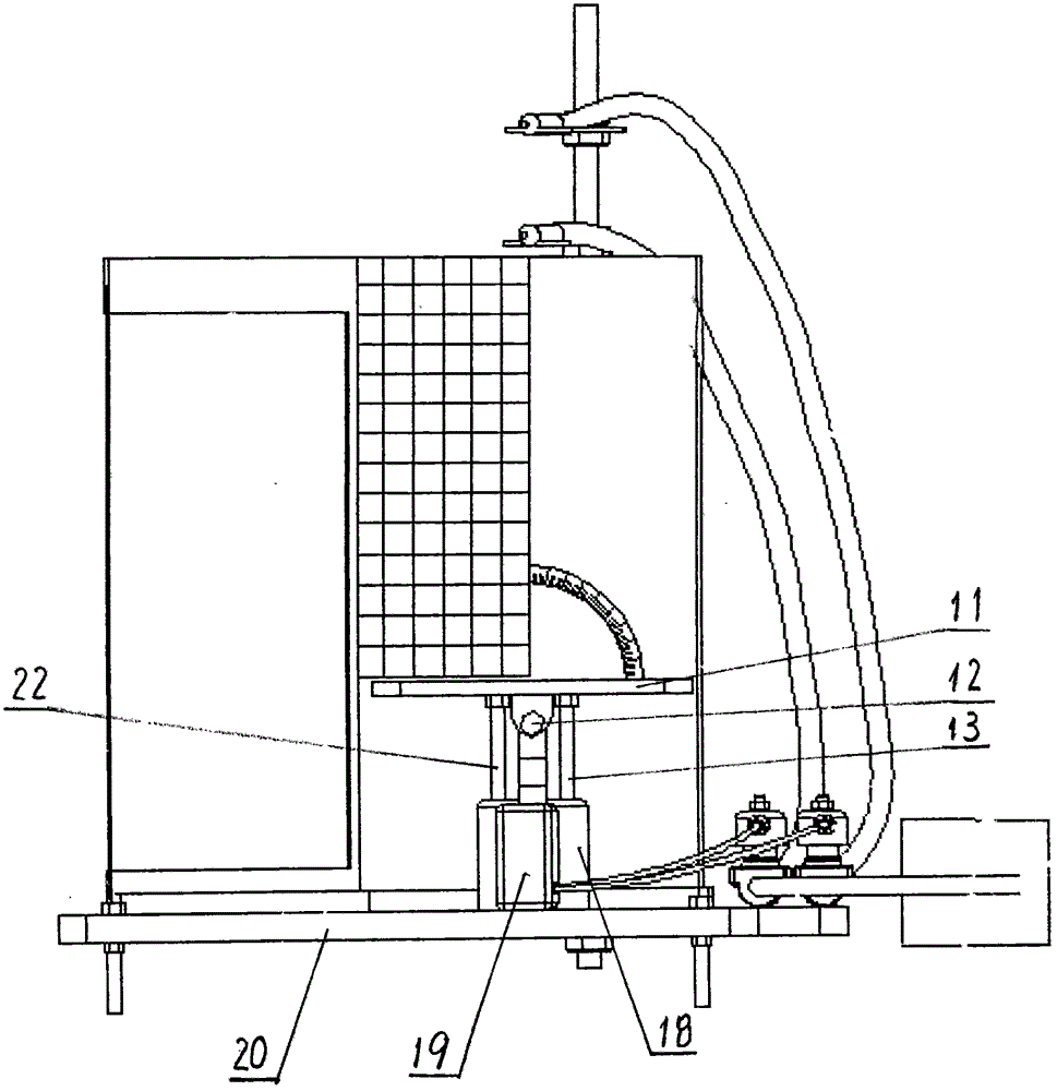 Agricultural material collision restitution coefficient test platform