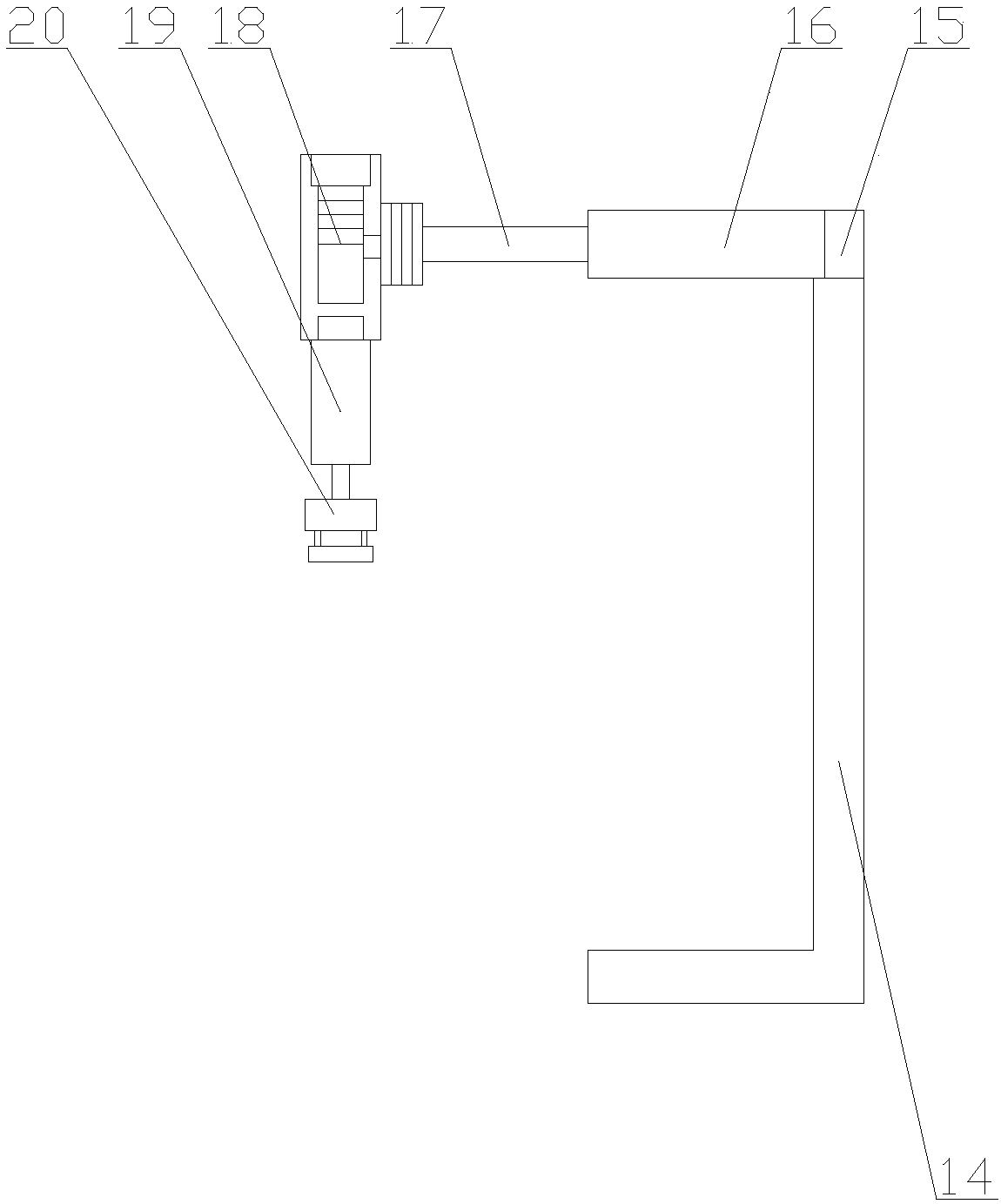 Clean gravity pressurization casting device for automobile hub production