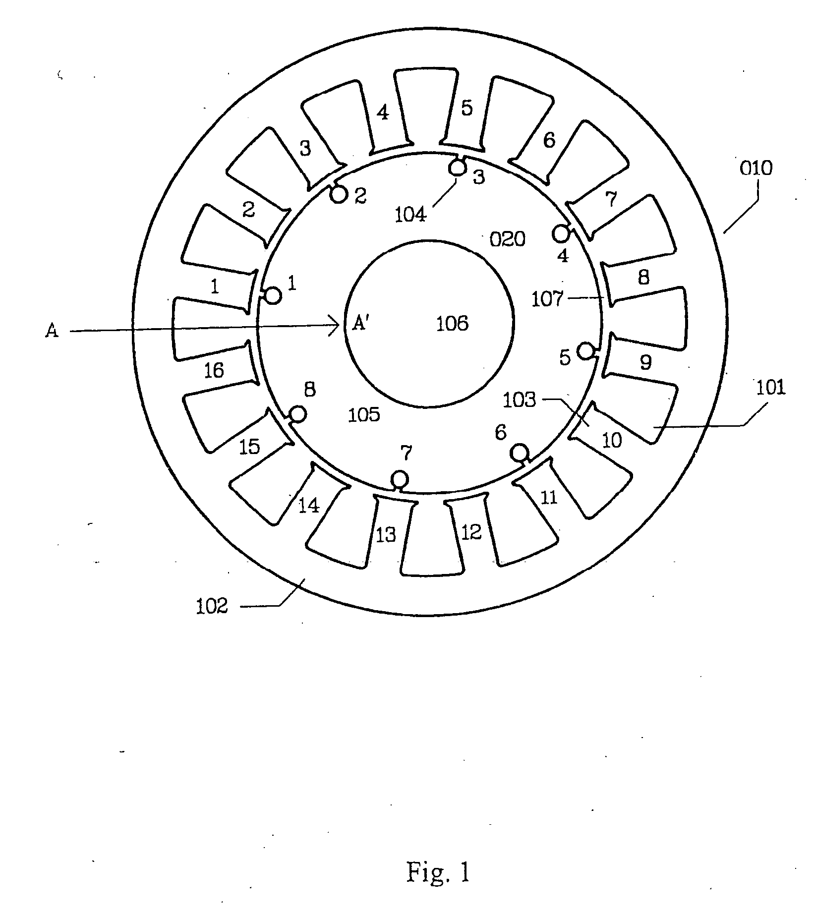 Switching pattern ac induction motor