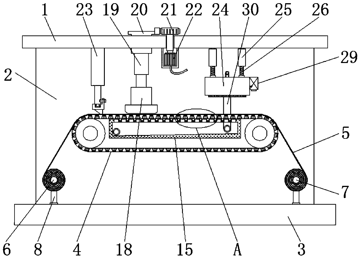 Textile ironing device capable of preventing cloth from sliding