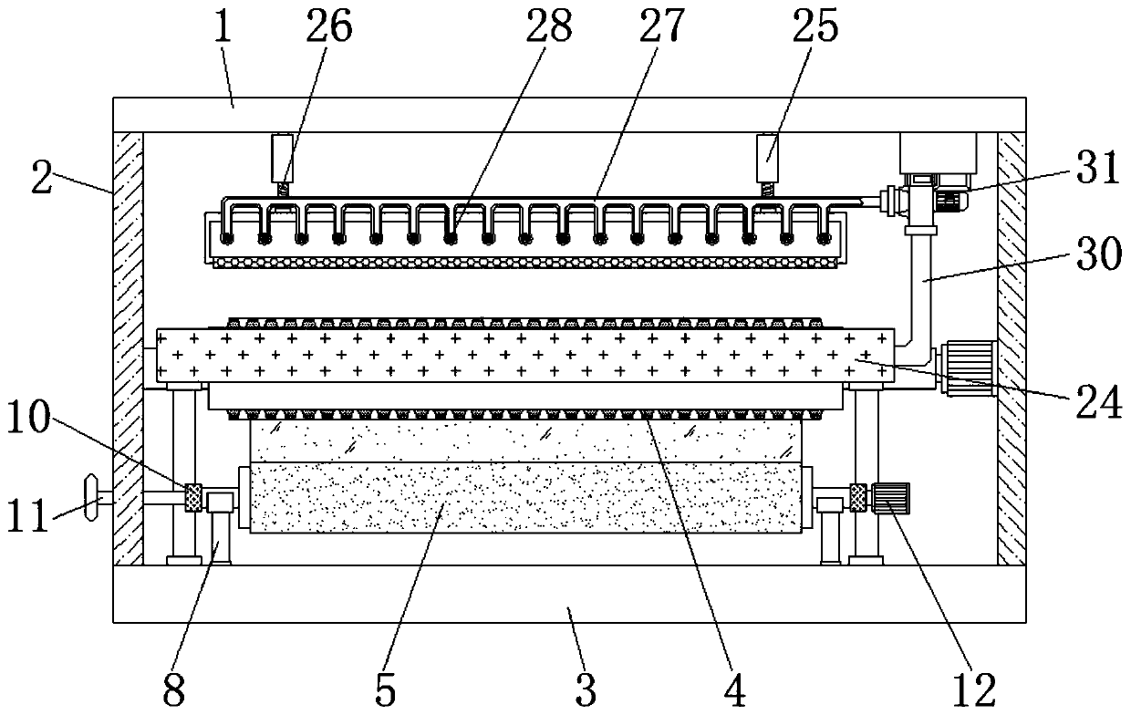 Textile ironing device capable of preventing cloth from sliding