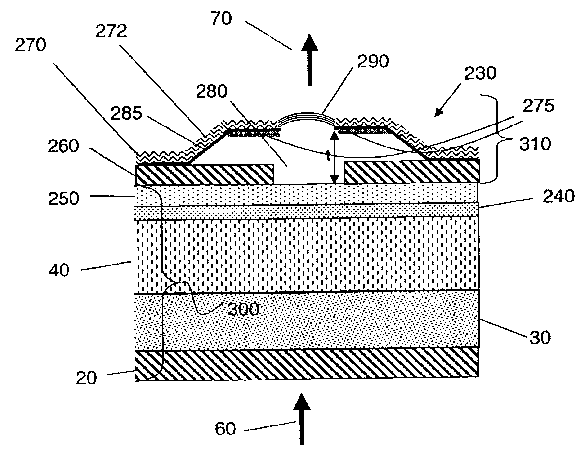 Tunable organic VCSEL system