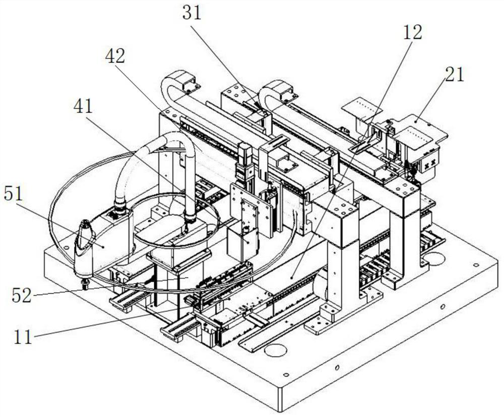 A mobile testing mechanism for a colorimeter