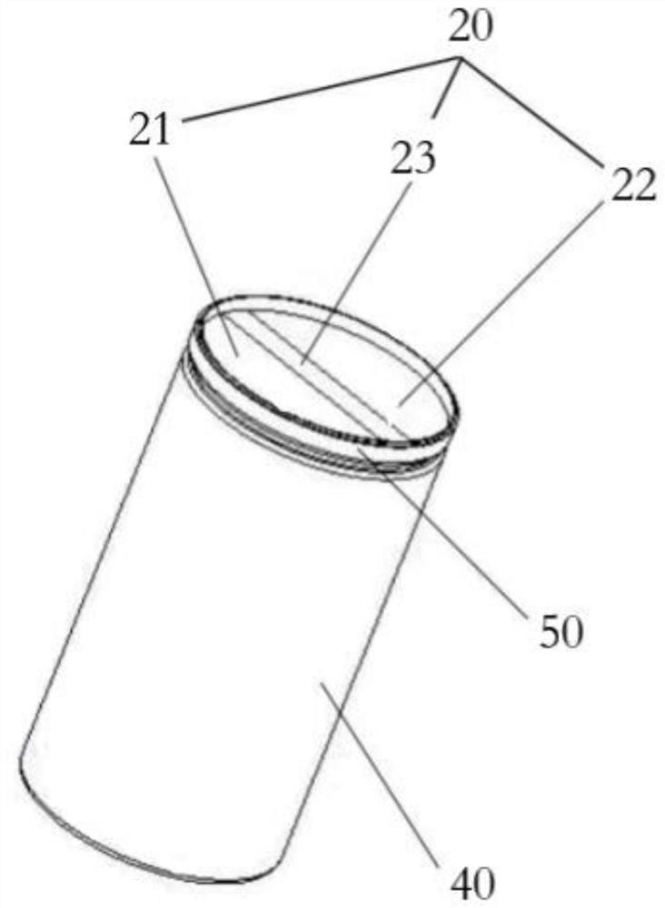 Welding method, preparation method and welding structure of cylindrical battery