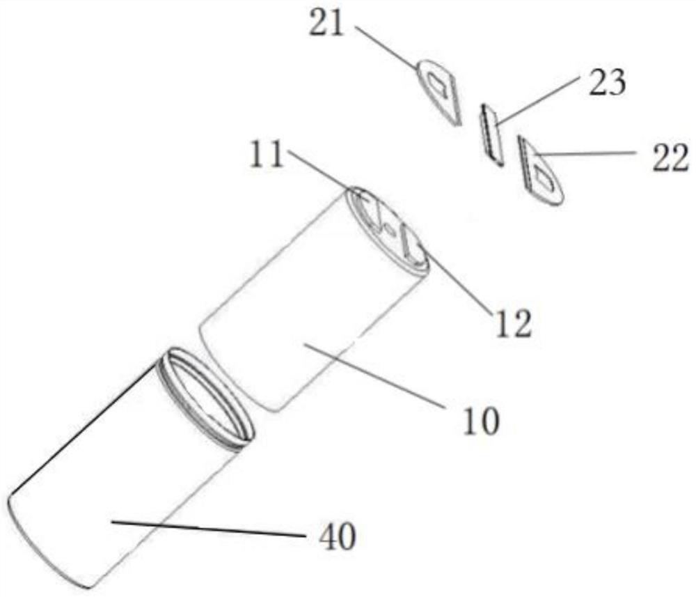 Welding method, preparation method and welding structure of cylindrical battery