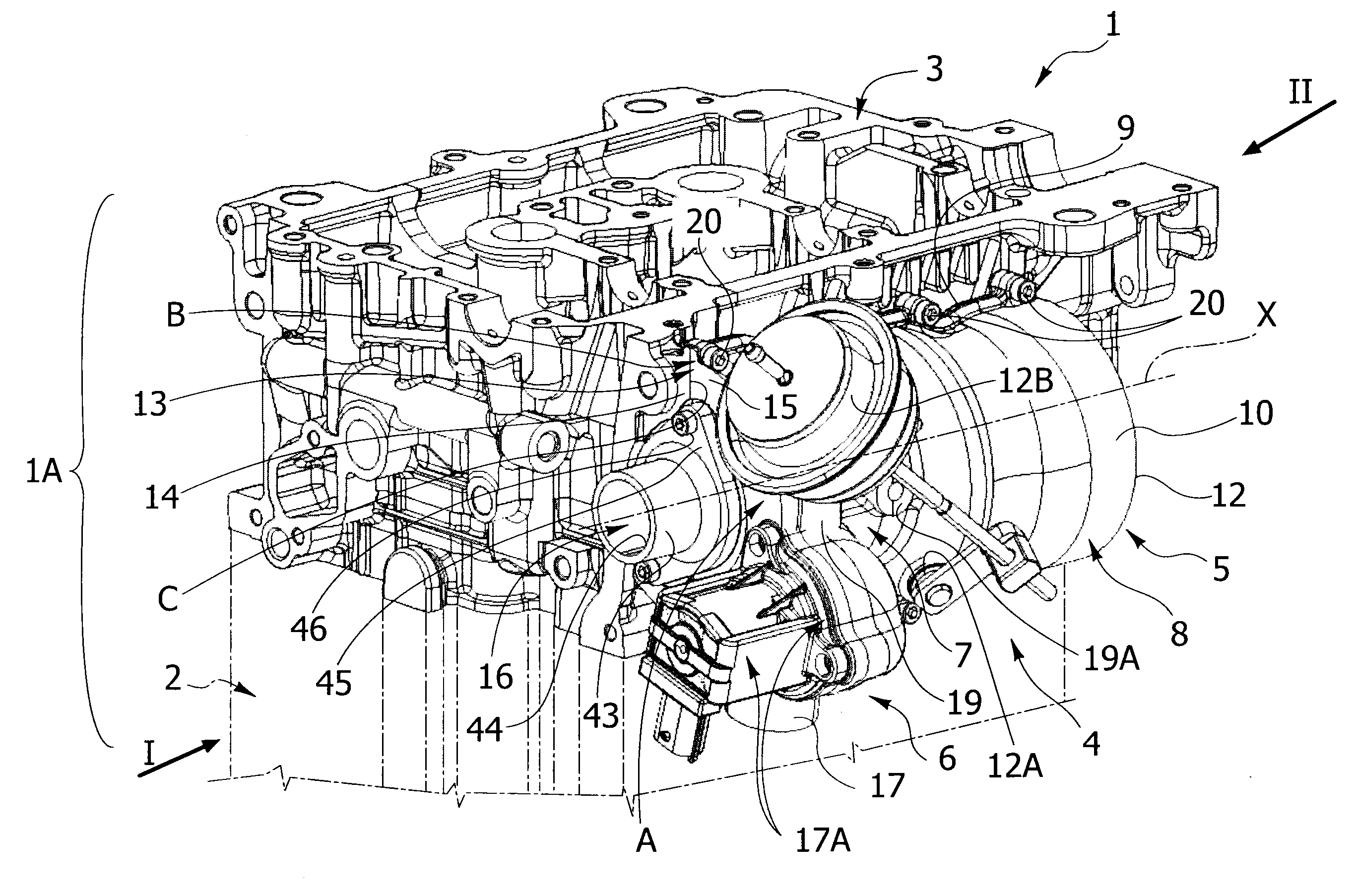 Supercharged internal combustion engine