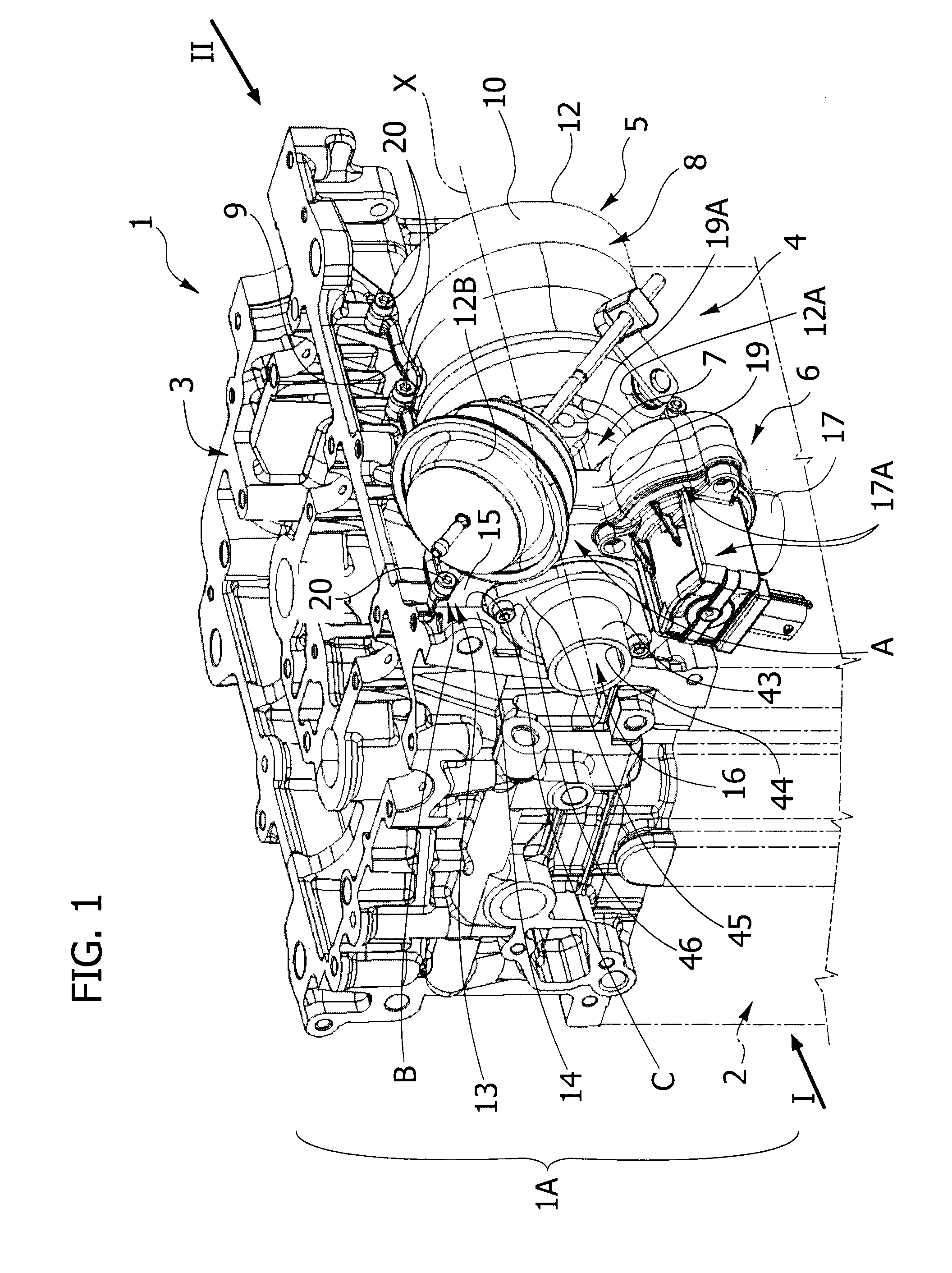 Supercharged internal combustion engine