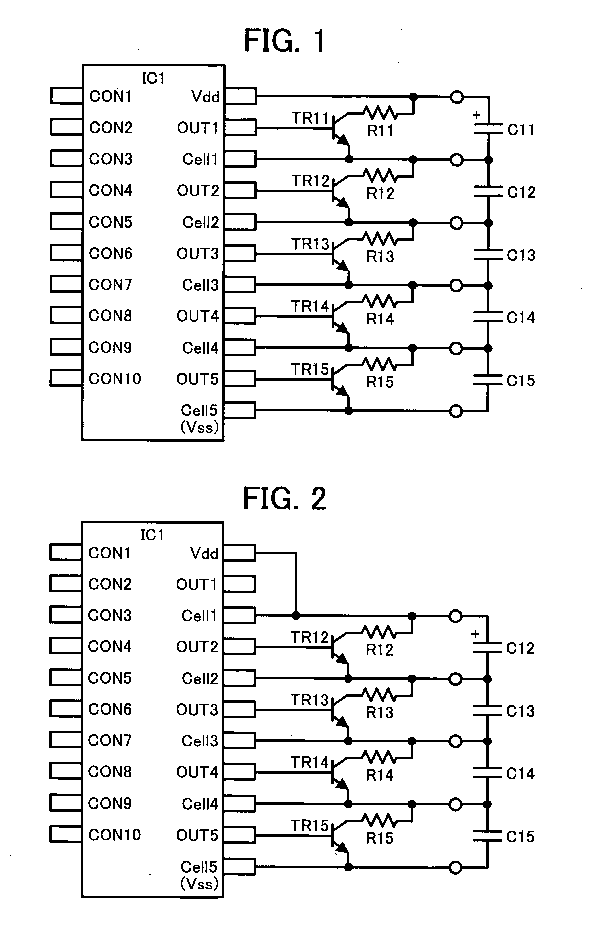 Semiconductor apparatus and method of charging desired number of capacitors