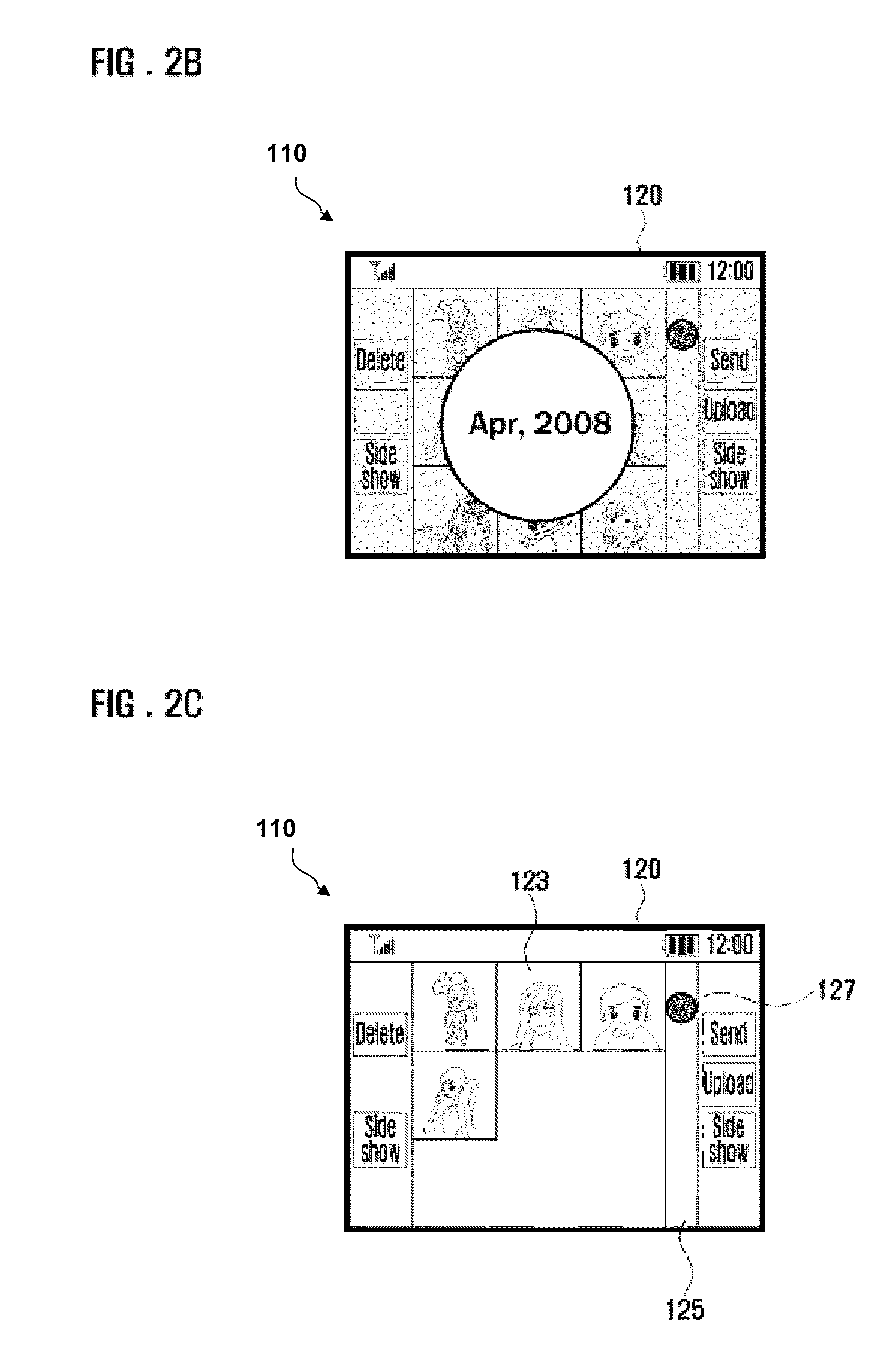 Terminal having touchscreen and method for searching data thereof