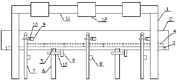 Storage battery water bath tank improving device