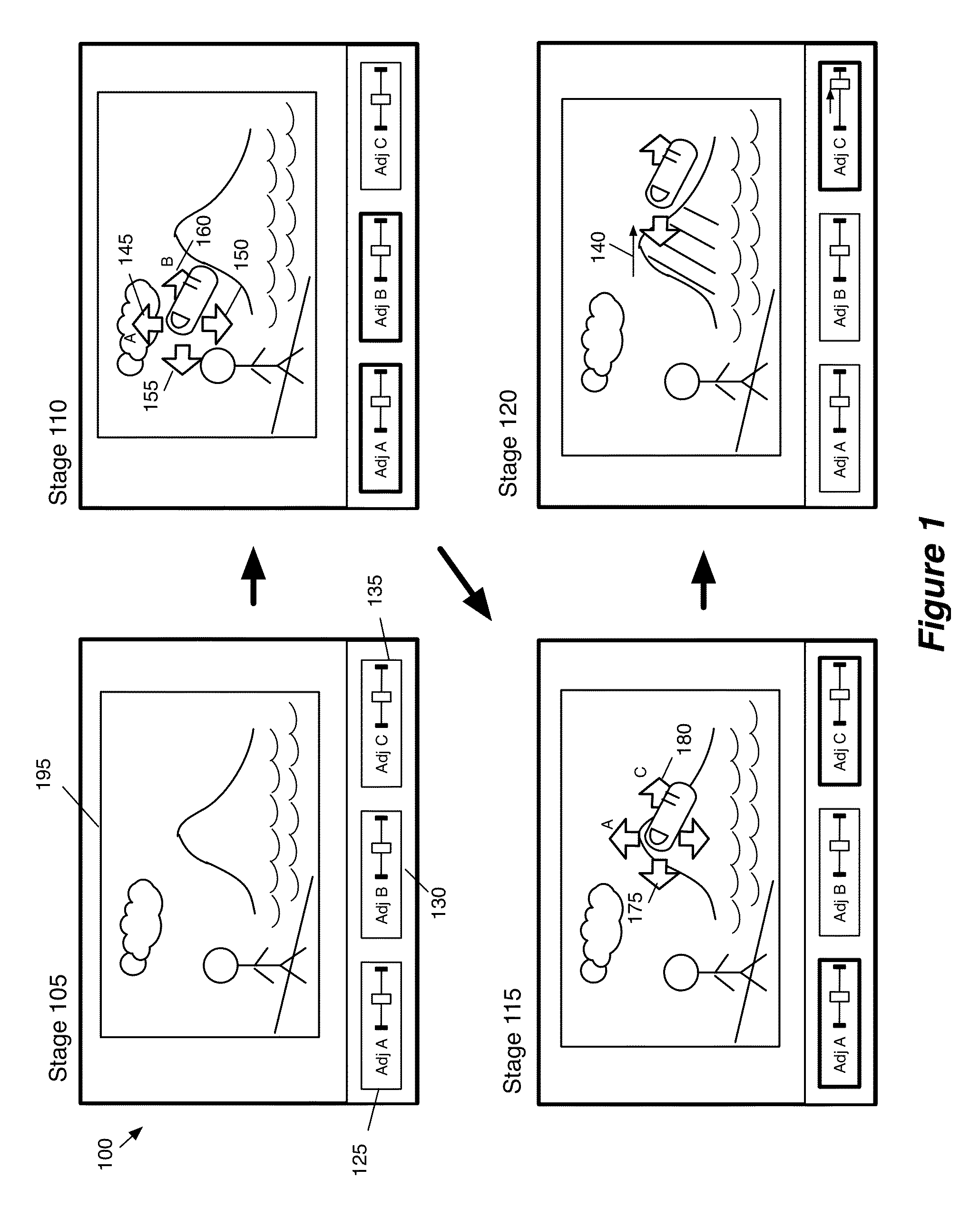 Context aware user interface for image editing