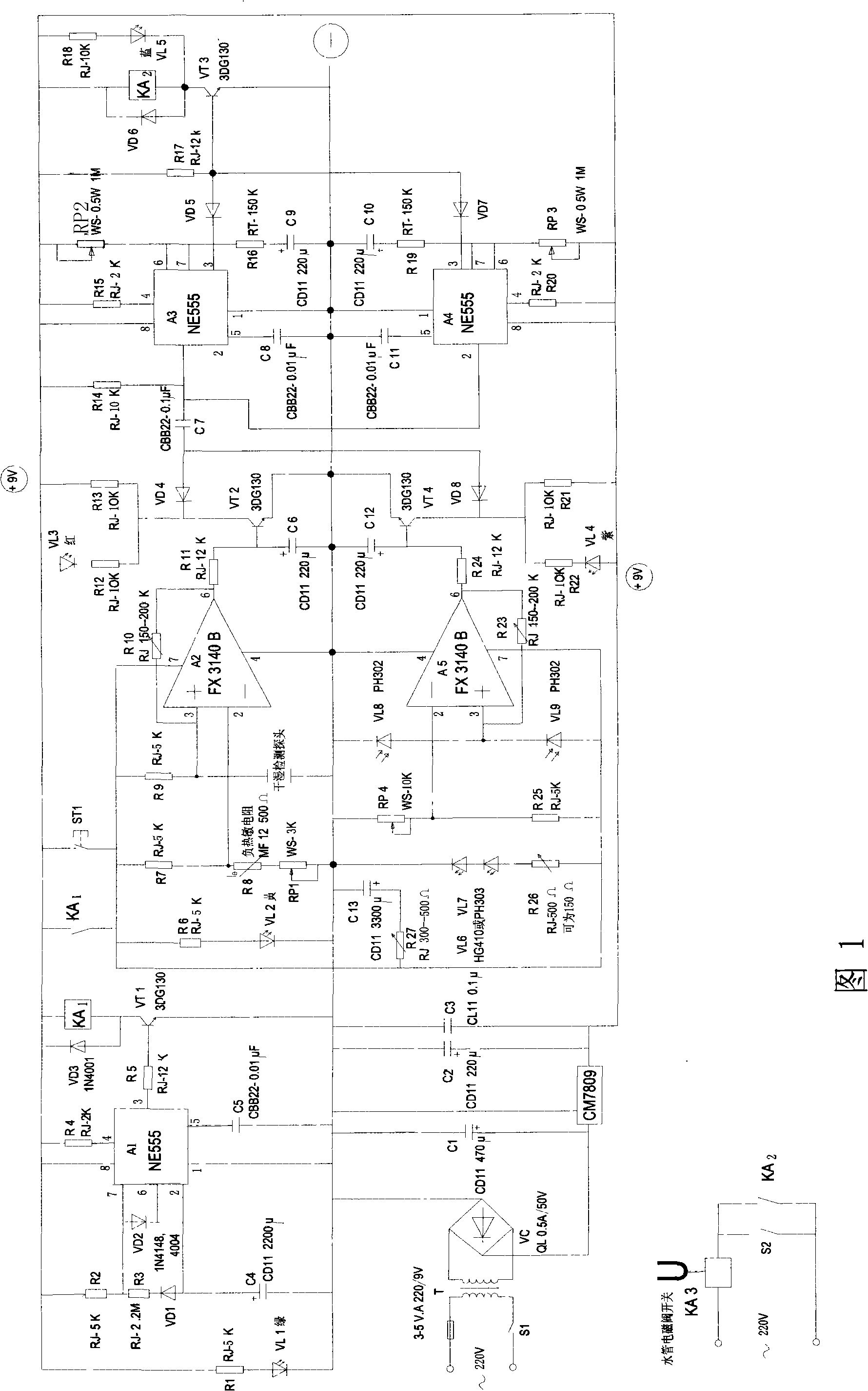 Automatic irrigation dust-washing machine