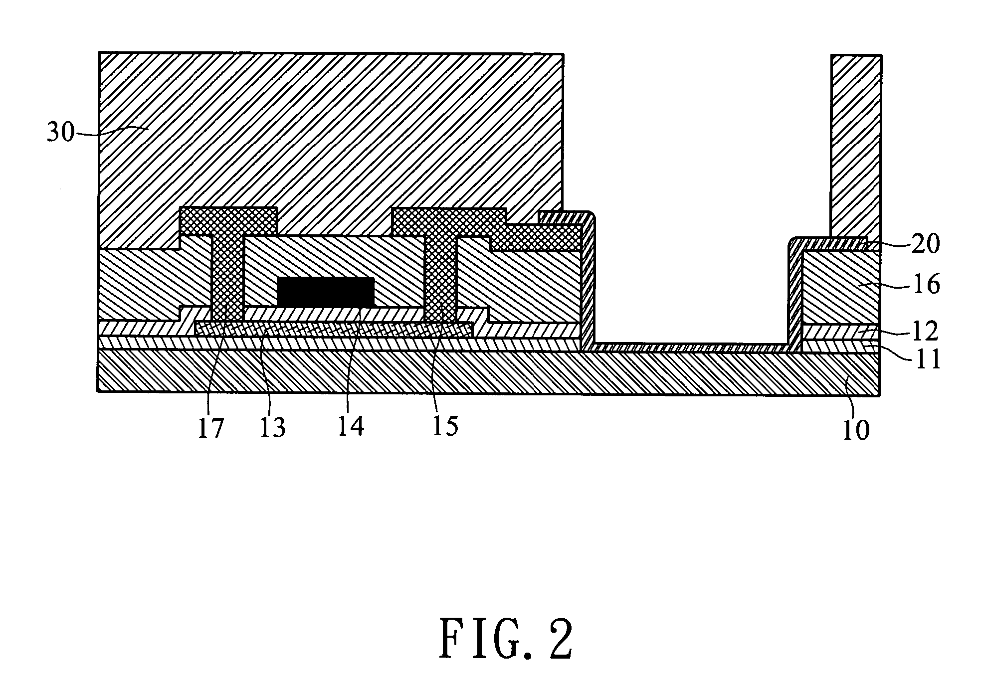 Driving device for active matrix organic light emitting diode display and manufacturing method thereof