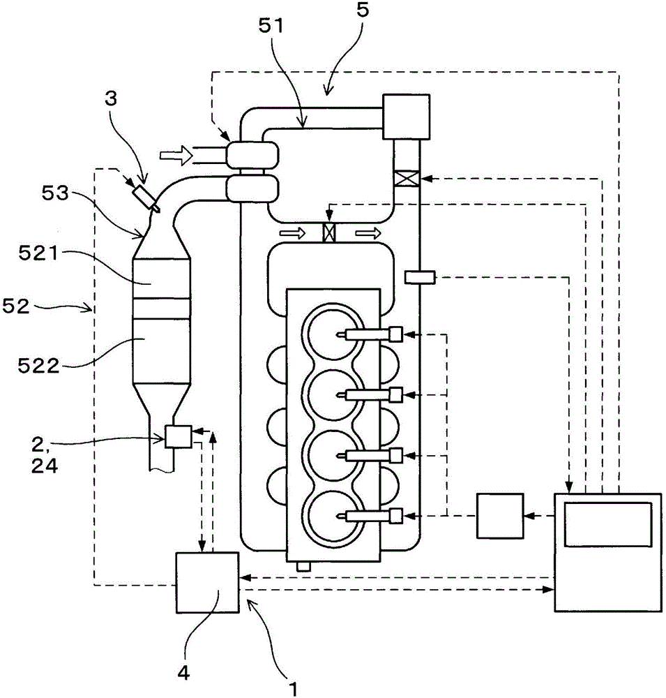 Particulate matter detection device