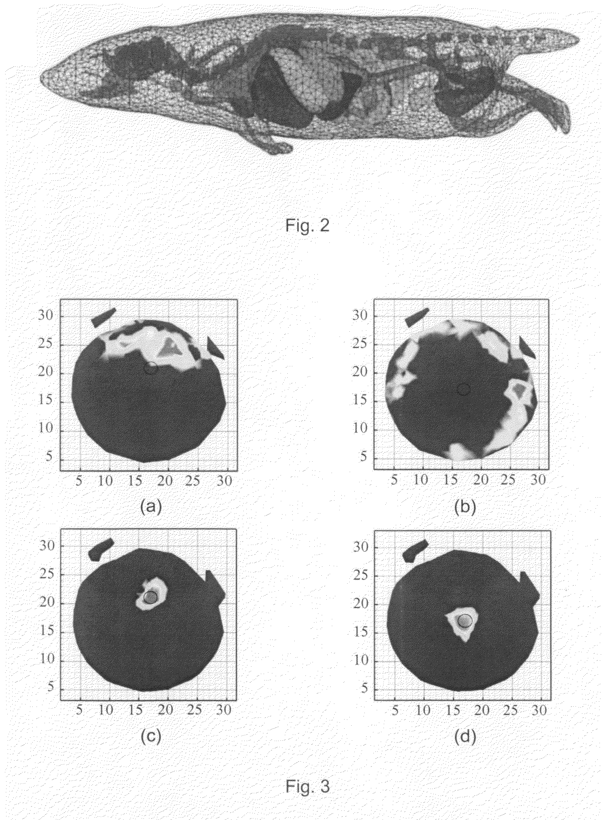 Multi-spectral reconstruction method based on adaptive finite element