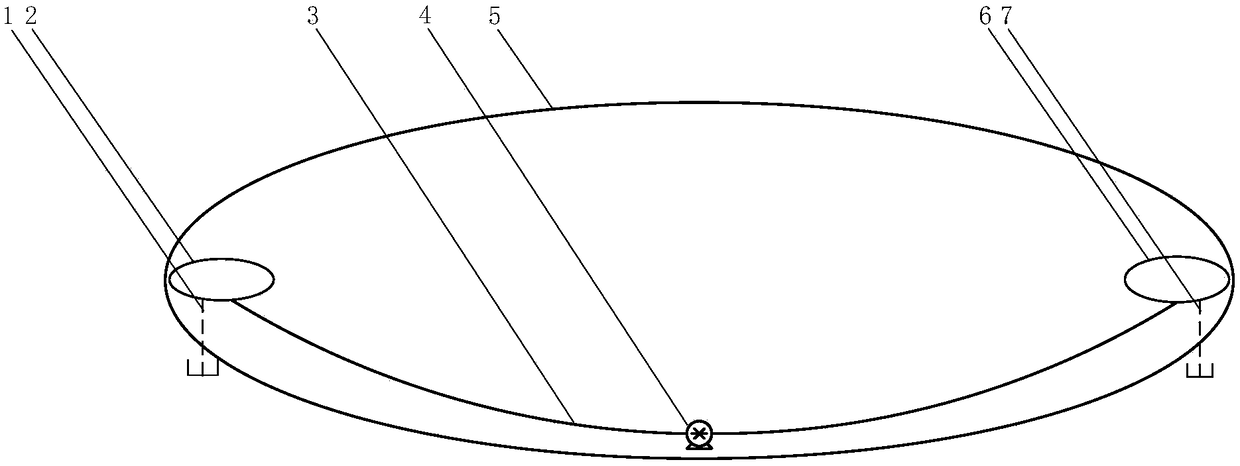 Liquid bidirectional pump system and stratospheric airship attitude adjusting device adopting same