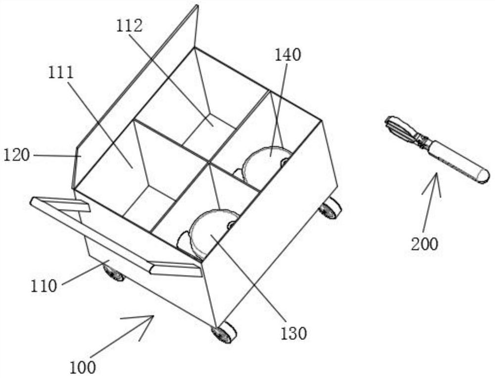 Head cleaning care instrument for long-term care of patients