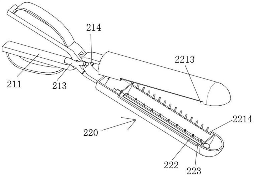 Head cleaning care instrument for long-term care of patients