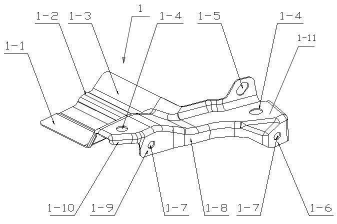 Fender mounting bracket of automobile