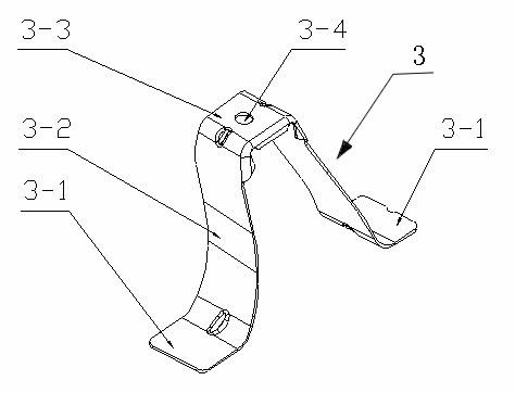 Fender mounting bracket of automobile