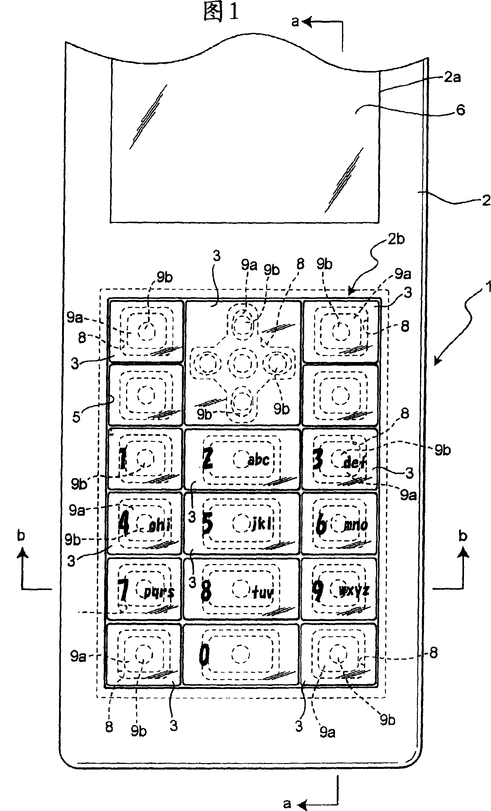 Key unit with casing